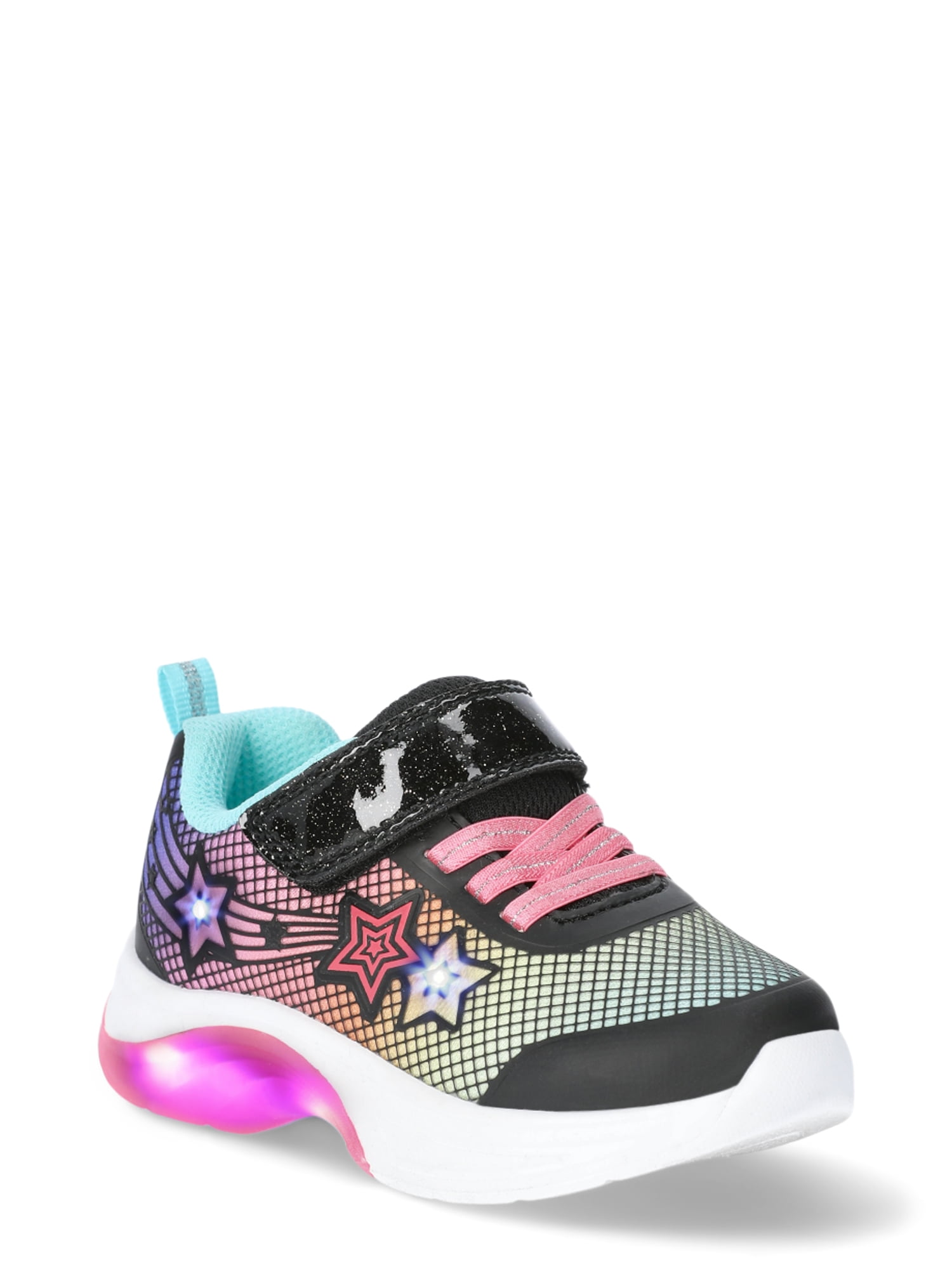 Athletic Works Toddler Girl Star Light Up Sneakers