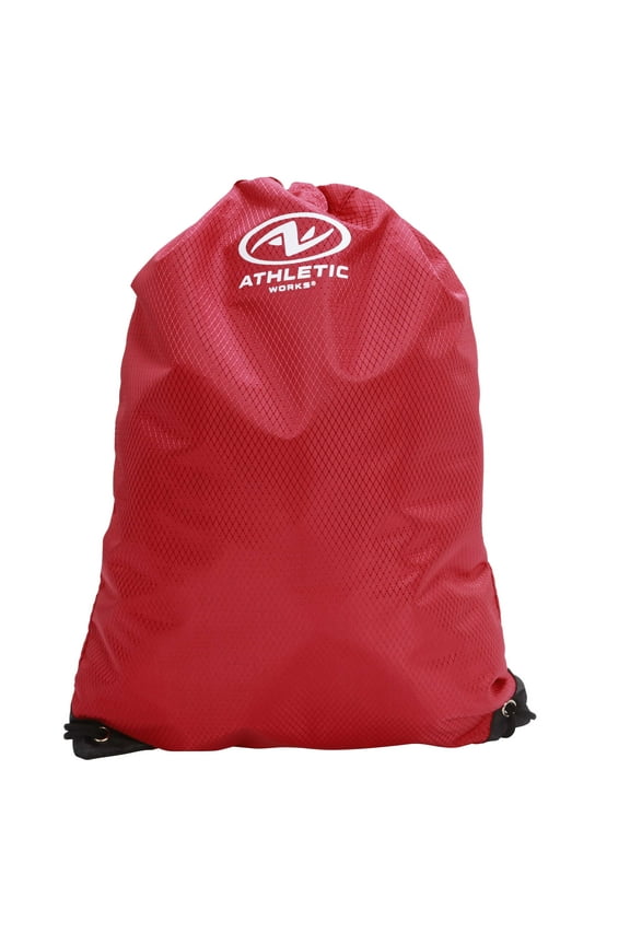 Unisex 11L Adult Fitness Gym Cinch Sack Backpack, Red