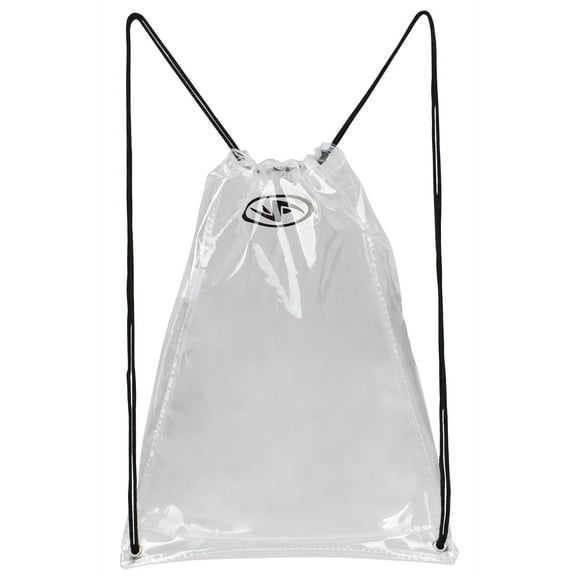 Athletic Works Unisex Fitness Gym Bag with Cinch Closure, Clear