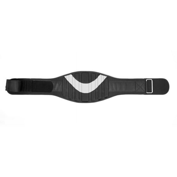 Athletic Works Contoured Weight Lifting Belt, L/XL, Fits Waist Size 34''-48'', Black and Gray