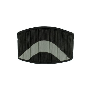 Athletic Works Weightlifting Belt, S/M, Ideal for Male Waist Size 24''-34'', Black & Grey Color.