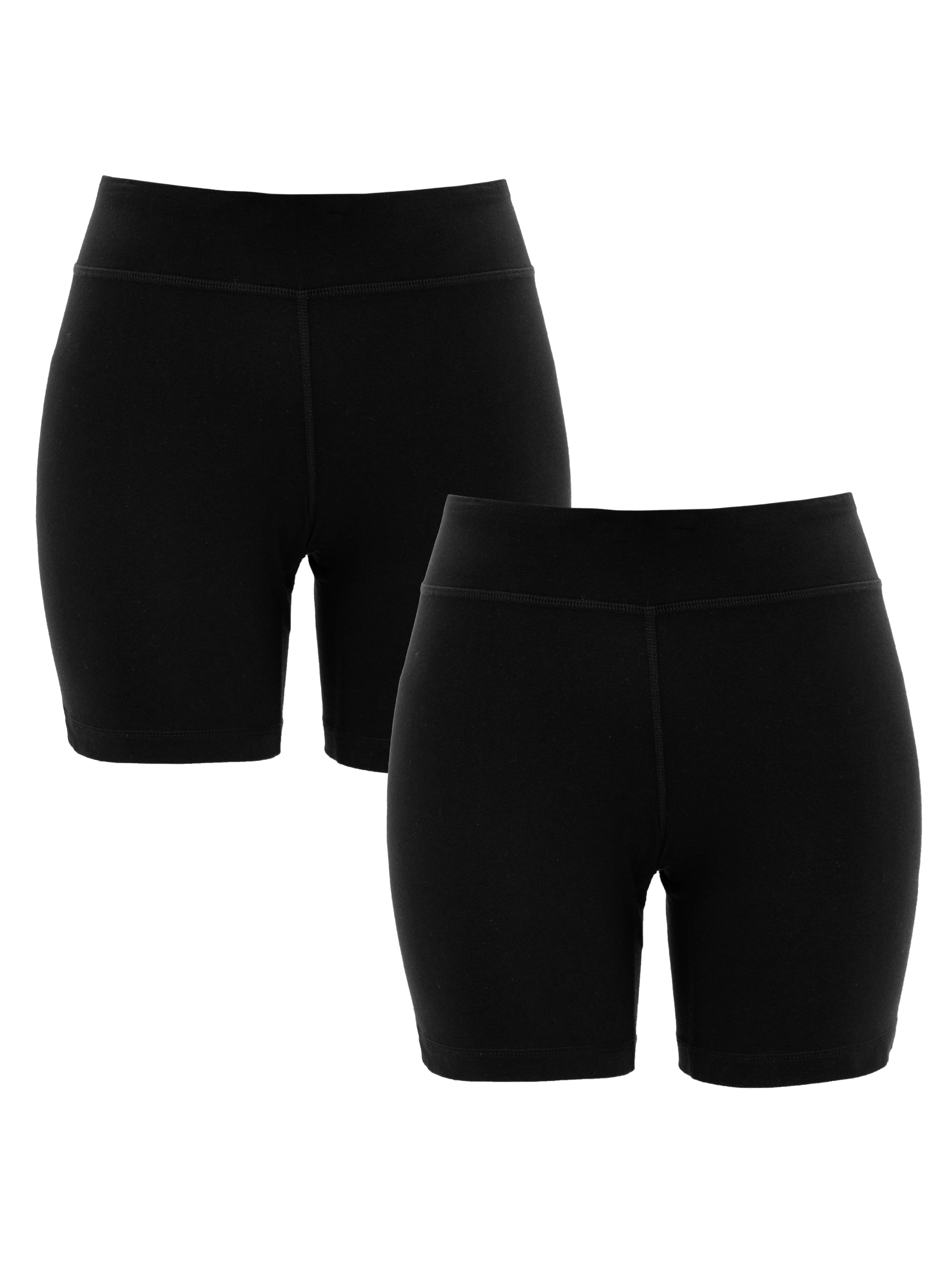 Athletic Works Women's Active Dri-Works Bike Shorts, 2-Pack, Sizes S-XXL - image 1 of 7