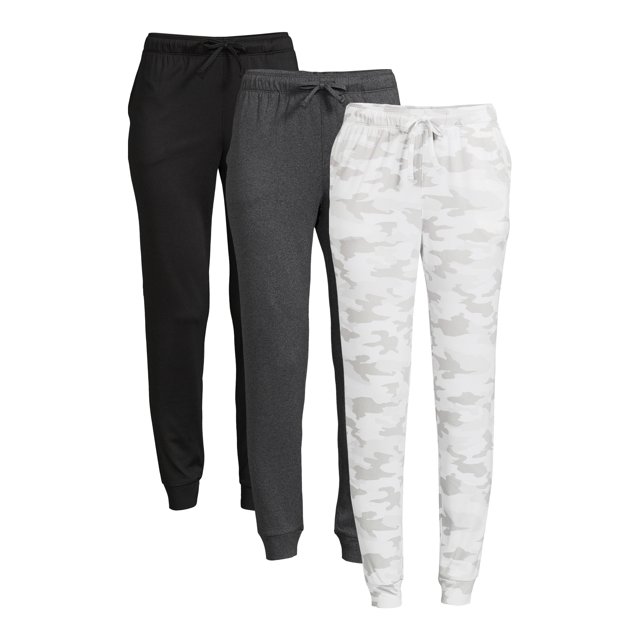 Athletic Works Women’s Active Joggers, 3Pack