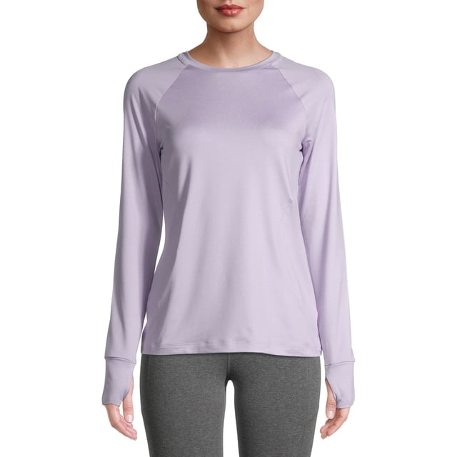 Athletic Works Women's Active Long Sleeve Performance TShirt