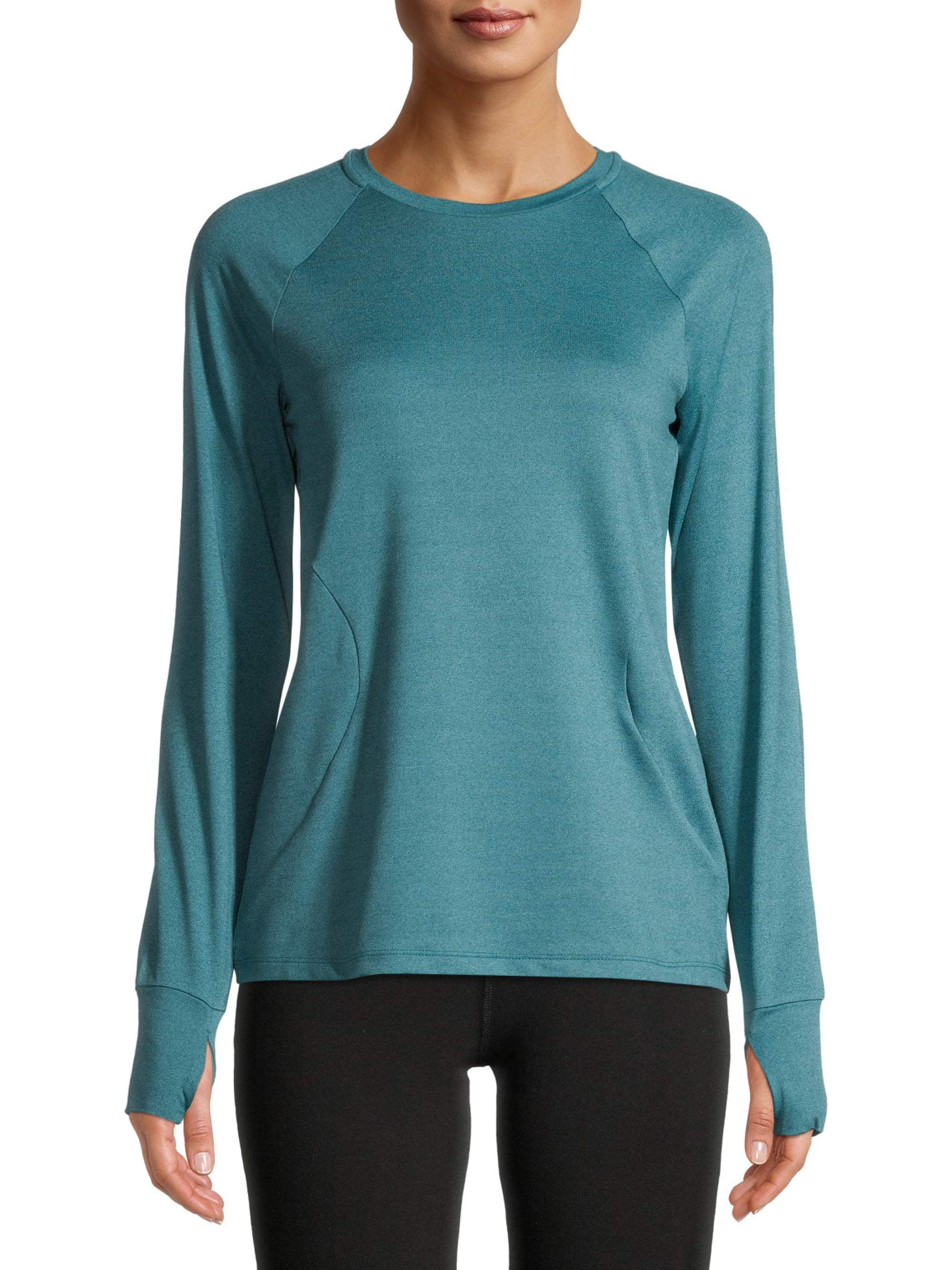 Athletic Works Women's Active Long Sleeve Performance T-Shirt - Walmart.com