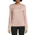 thumbnail image 1 of Athletic Works Women's Active Long Sleeve T-Shirt with Side Pocket, Sizes XS-XXL, 1 of 5