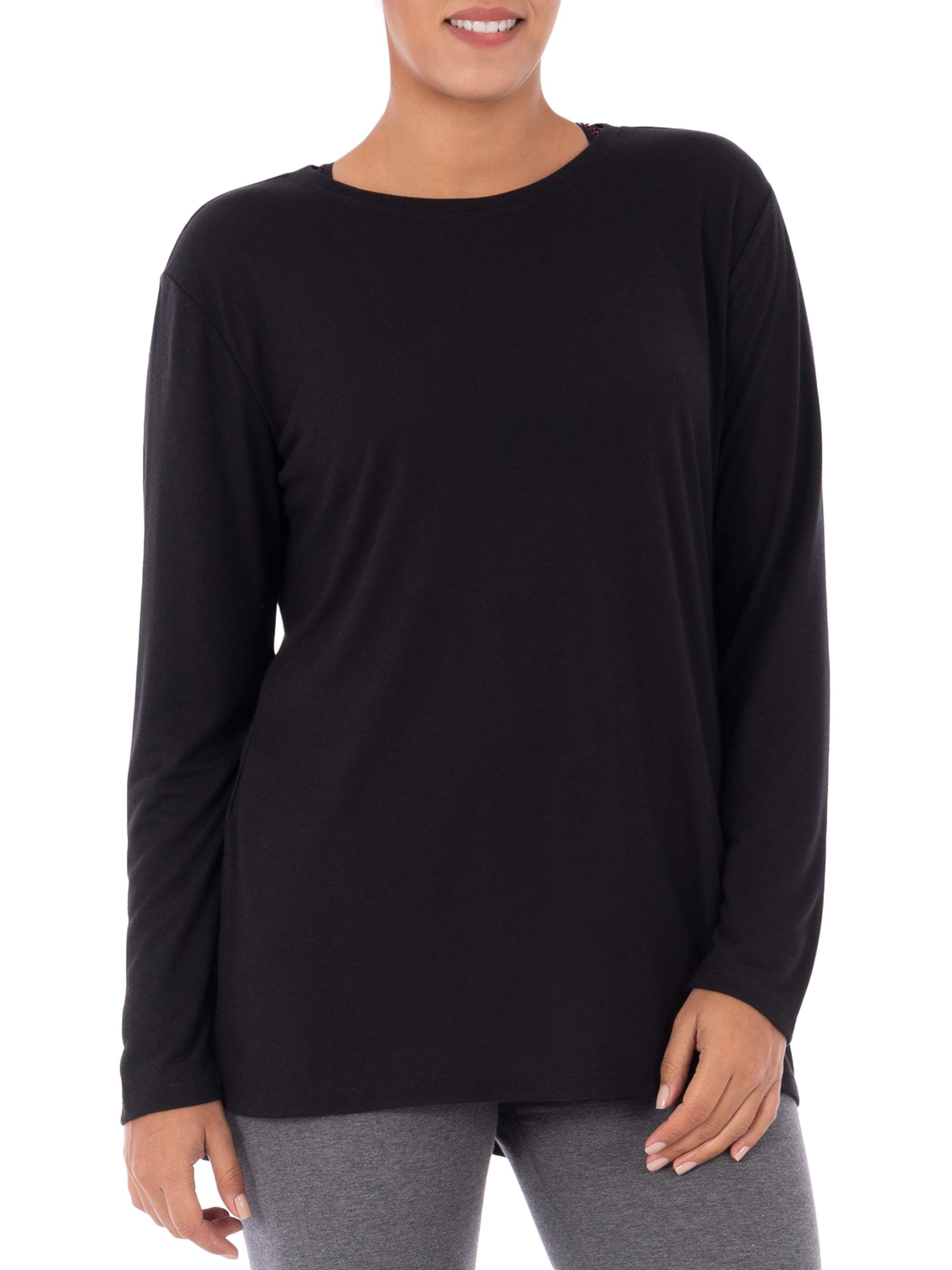 Athletic Works Women's Active Long Sleeve Tunic Length Yoga Top