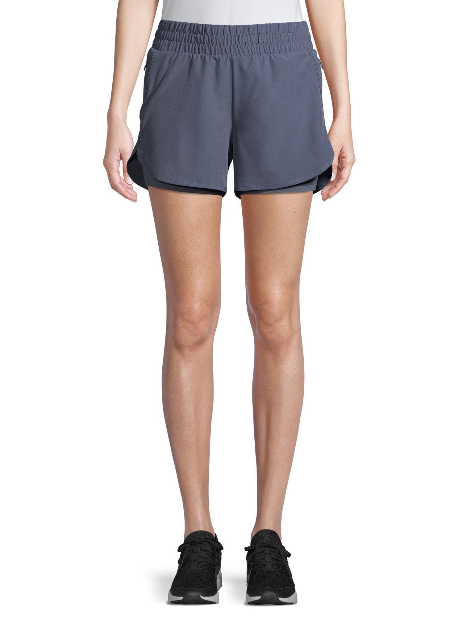 Athletic works women's active performance running shorts with bike liner hotsell
