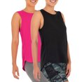 thumbnail image 1 of Athletic Works Women's Active Repreve Racerback Tank Top 2-Pack, 1 of 8