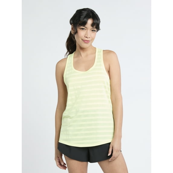 Athletic Works Women's and Women's Plus Active Scoop Mesh Tank Top, Sizes XS-4X