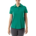 thumbnail image 1 of Athletic Works Women's Active Short-Sleeve Polo Shirt, 1 of 8
