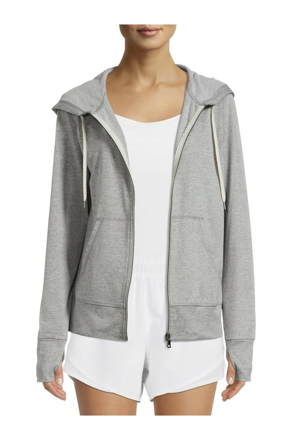 Women's Active Super Soft Lightweight Zip Up Hoodie Sweatshirt