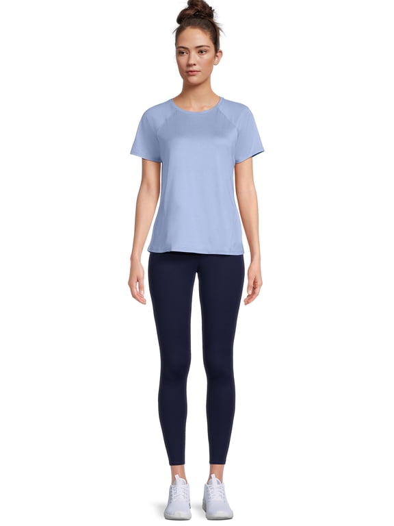 Women's Active T-Shirt and Leggings Set, 2-Piece, Sizes XS-XXXL