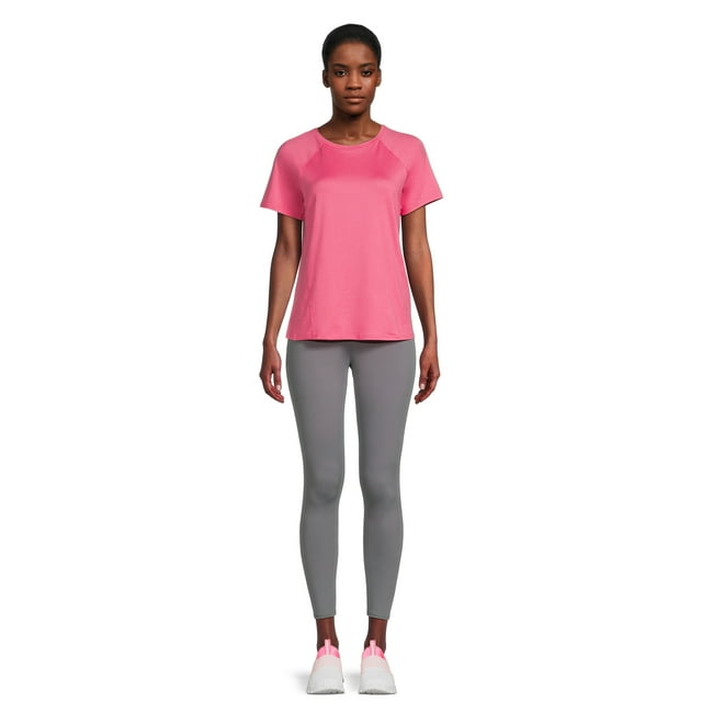 Athletic Works Women's Active TShirt and Leggings Set, 2Piece, Sizes