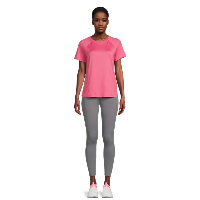 Athletic Works Women's Active T-Shirt and Leggings Set, 2-Piece, Sizes  XS-XXXL