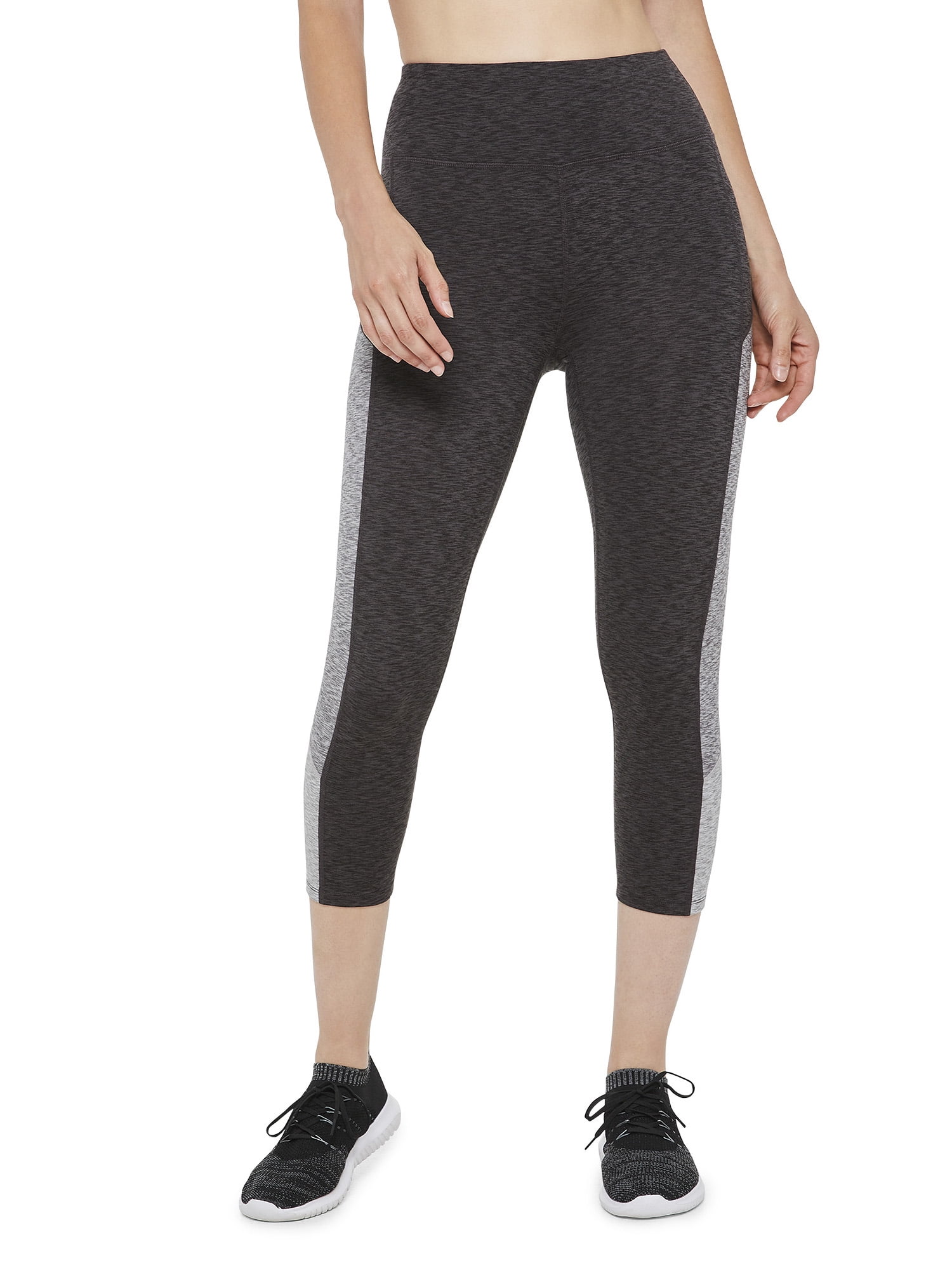 Athletic Works Women's Active Tonal Colorblocked Capris