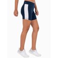 thumbnail image 1 of Athletic Works Women's Active Varsity Stripe 6.5" Bike Shorts, 1 of 5