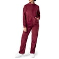thumbnail image 1 of Athletic Works Women's Soft Velour Jacket and Pant Tracksuit, Size S-XXL, 1 of 17
