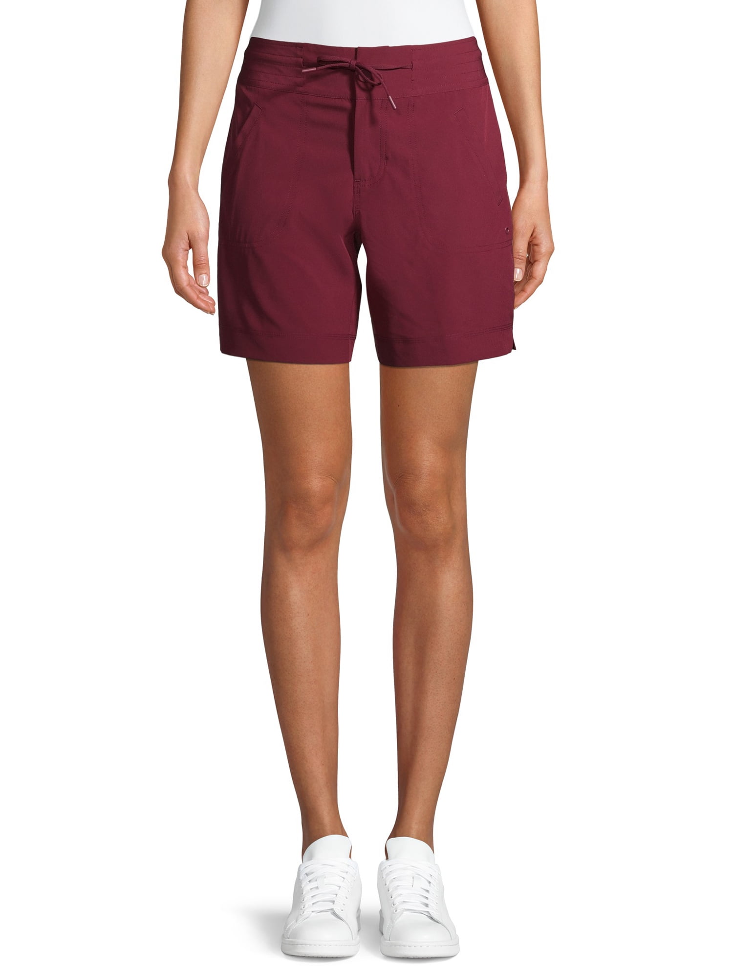 Athletic Works Women s Athleisure Commuter Bermuda Shorts Walmart
