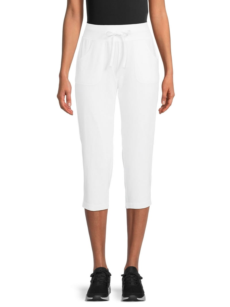 Athletic Works Women's Athleisure Core Knit Capri Pants with
