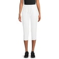 thumbnail image 1 of Athletic Works Women's Athleisure Core Knit Capri Pants with Drawstring, 1 of 1