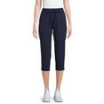 thumbnail image 1 of Athletic Works Women's Athleisure Core Knit Capri Pants with Drawstring, 1 of 1