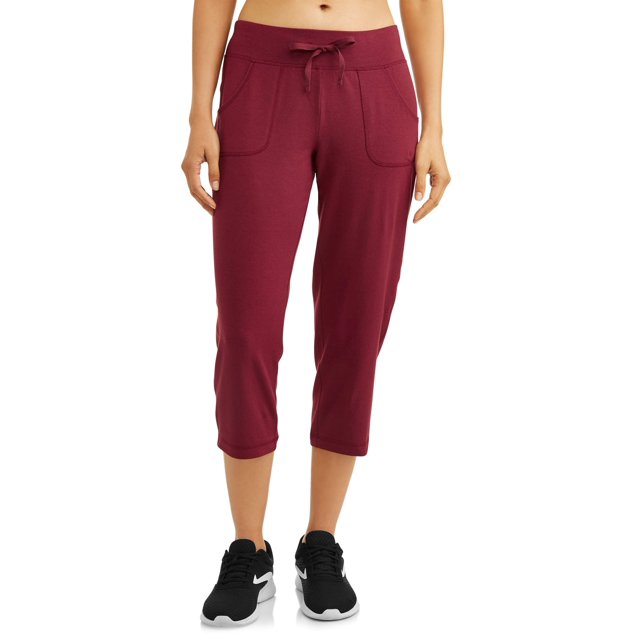 Athletic Works Women's Athleisure Core Knit Capris