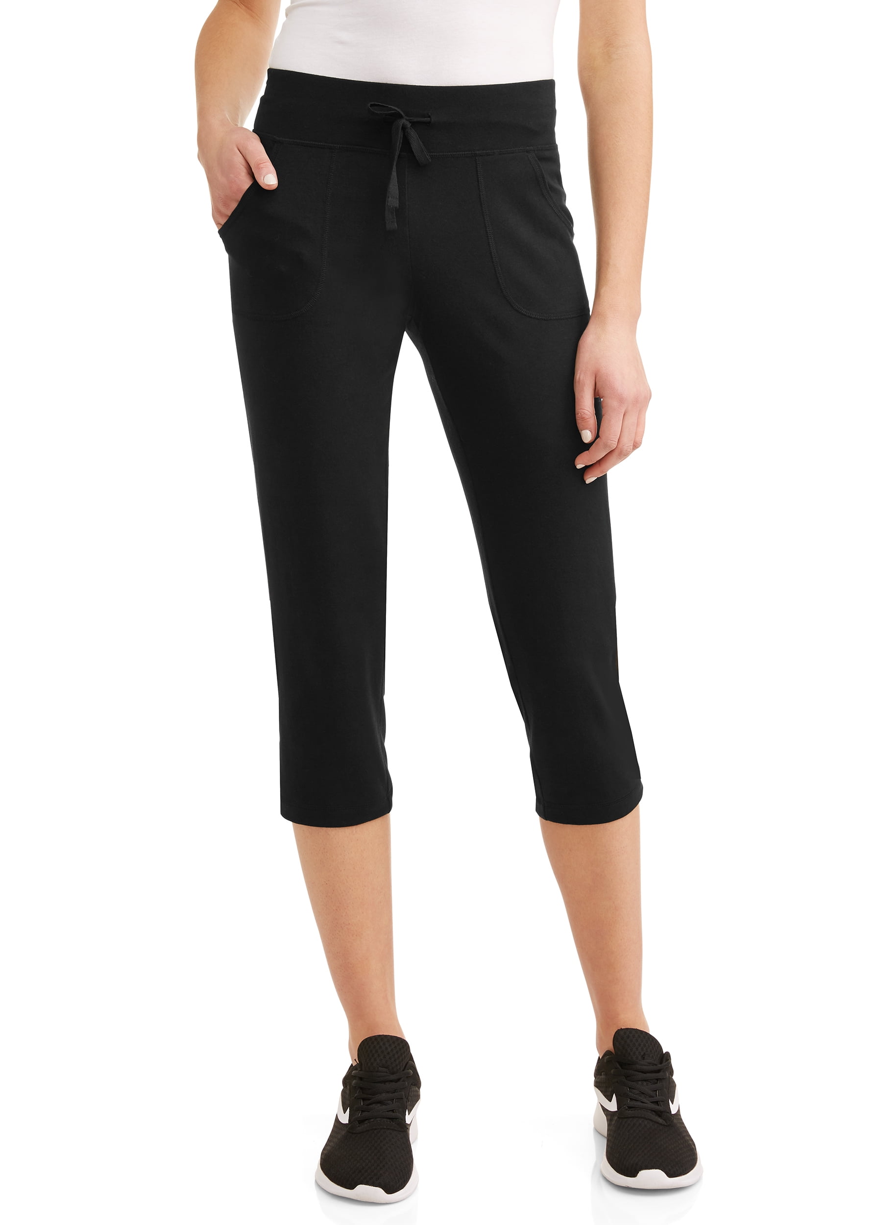 Athletic Works Women's Athleisure Core Knit Capris