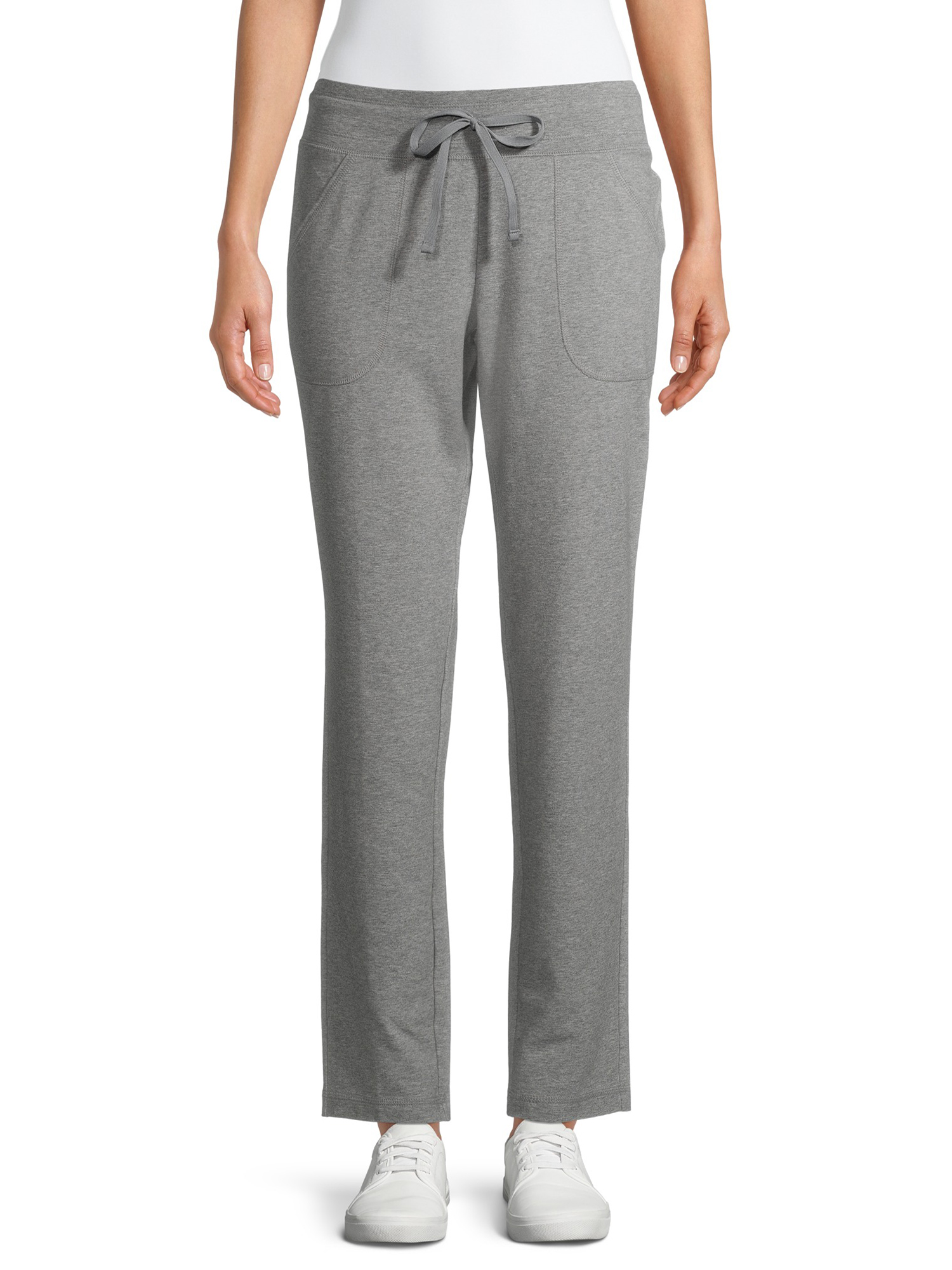 Athletic Works Women's Athleisure Core Knit Pants Available in Regular and Petite - image 1 of 6