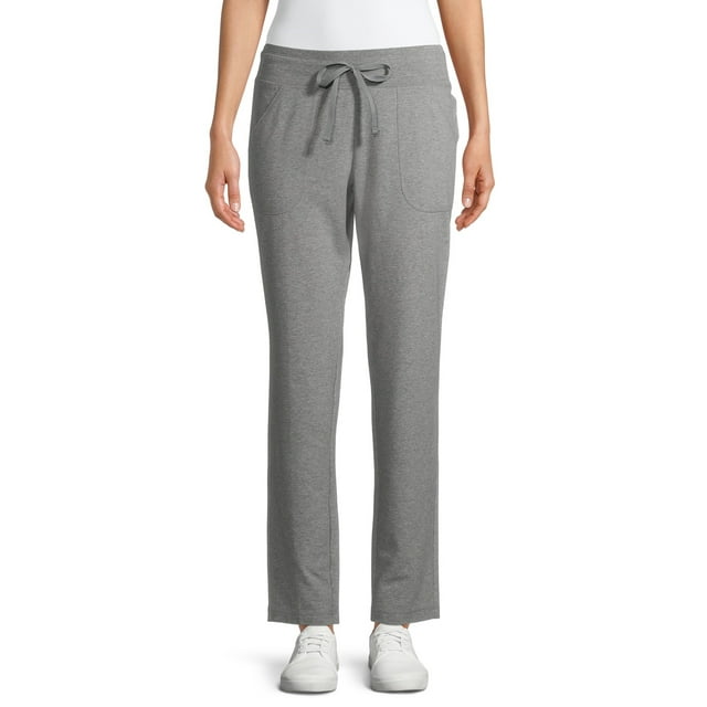 Athletic Works Women's Athleisure Core Knit Pants Available in Regular and Petite