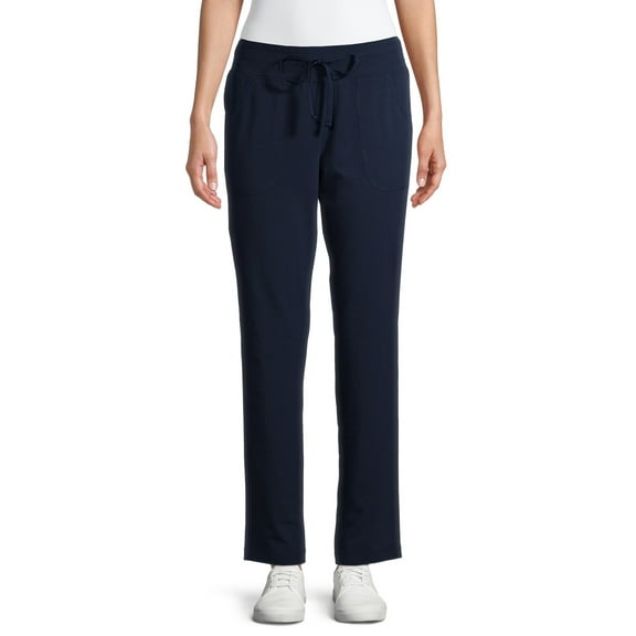 Athletic Works Women's Athleisure Core Knit Pants Available in Regular and Petite