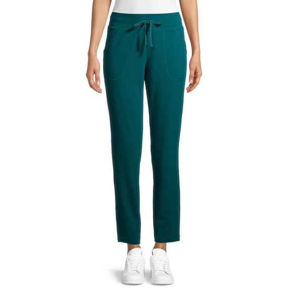 Athletic Works Women's Athleisure Core Knit Pants Available in Regular and Petite