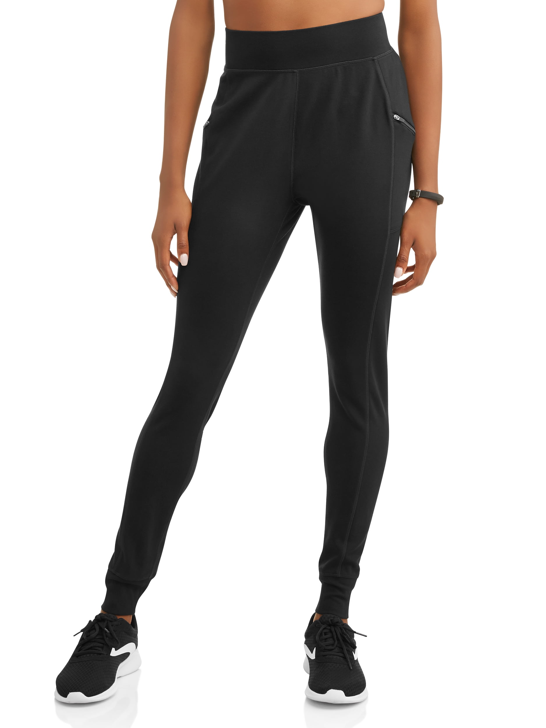 Athletic Works Women's Athleisure Double Knit Slim Jogger Pant 