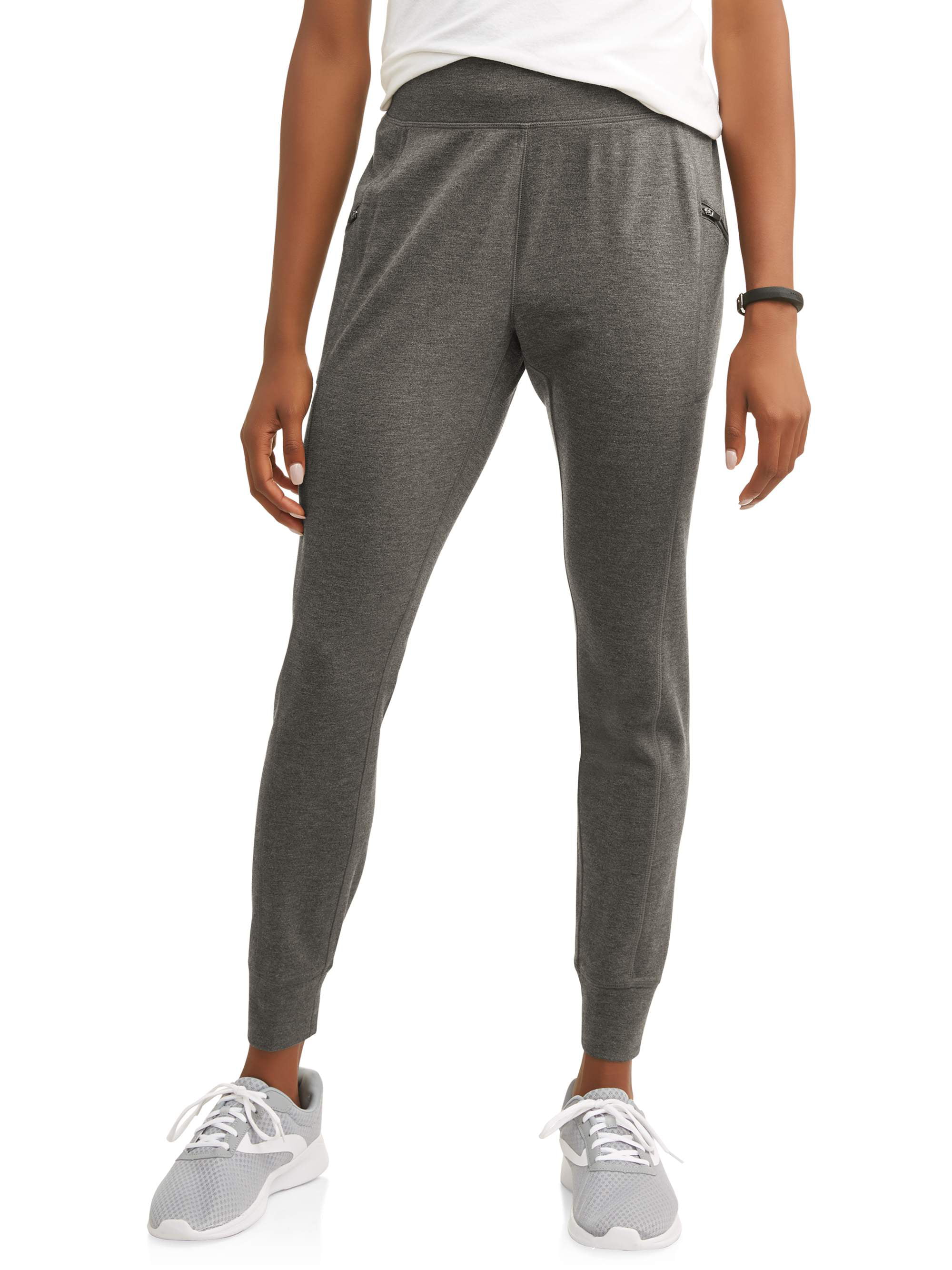 Athletic Works Women's Athleisure Double Knit Slim Jogger Pant 