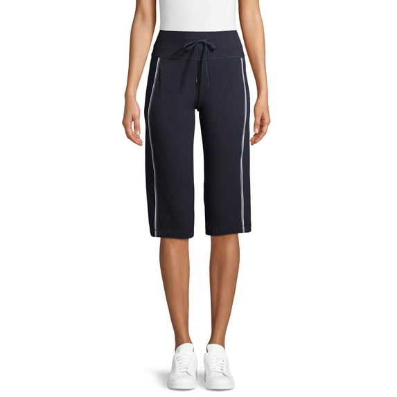 Athletic Works Women's Athleisure Dri More Core Piped Bermuda