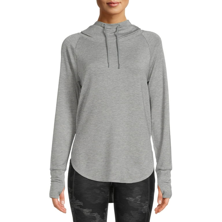 Lululemon Sweatshirt Size 6 Womens Base Runner Gray Asymmetrical 1