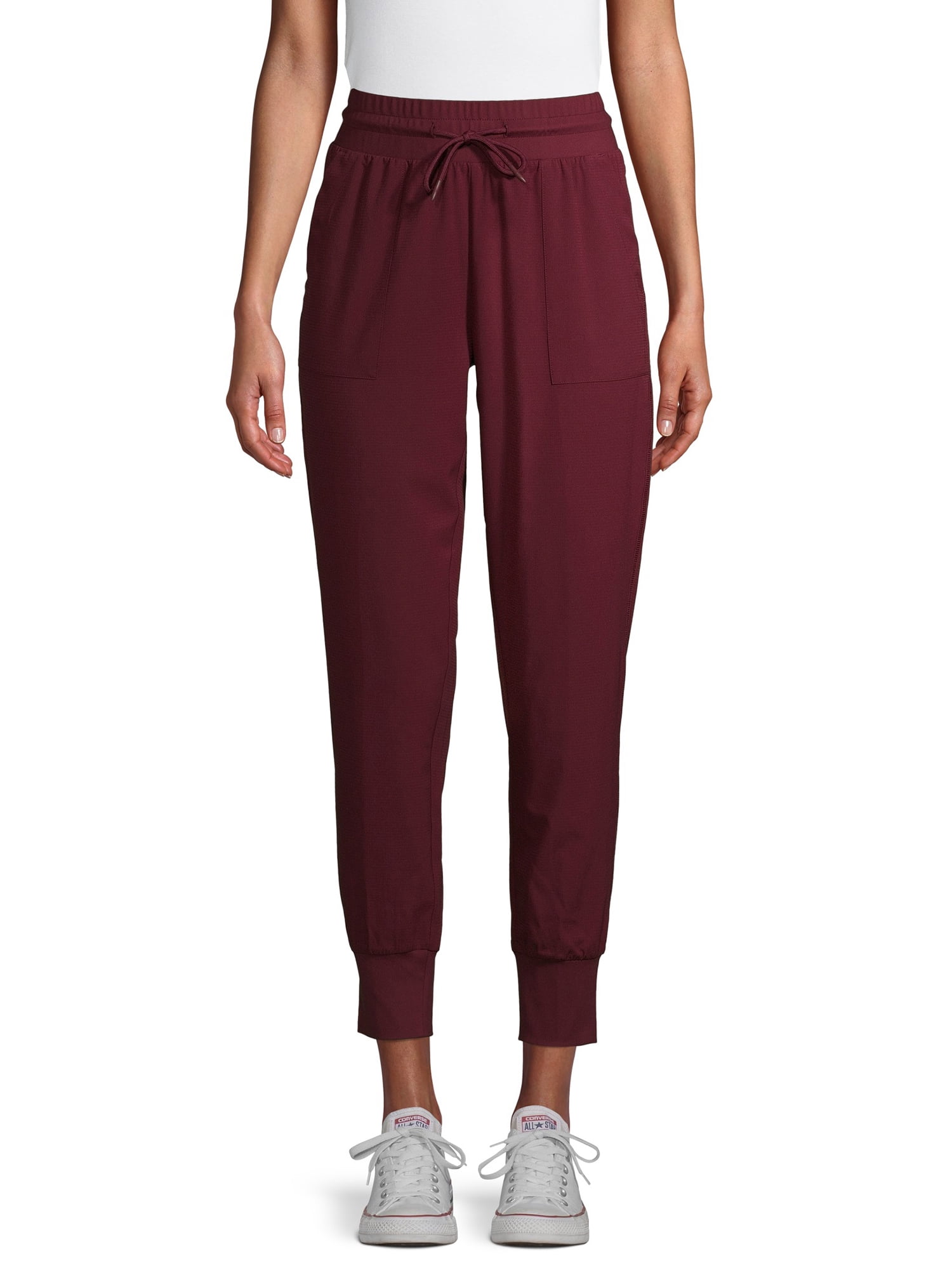 Athletic Works Women s Athleisure Slim Ripstop Joggers Walmart