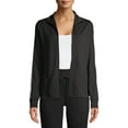 thumbnail image 1 of Athletic Works Women's Athleisure Track Jacket with Contrast Stripes, 1 of 6