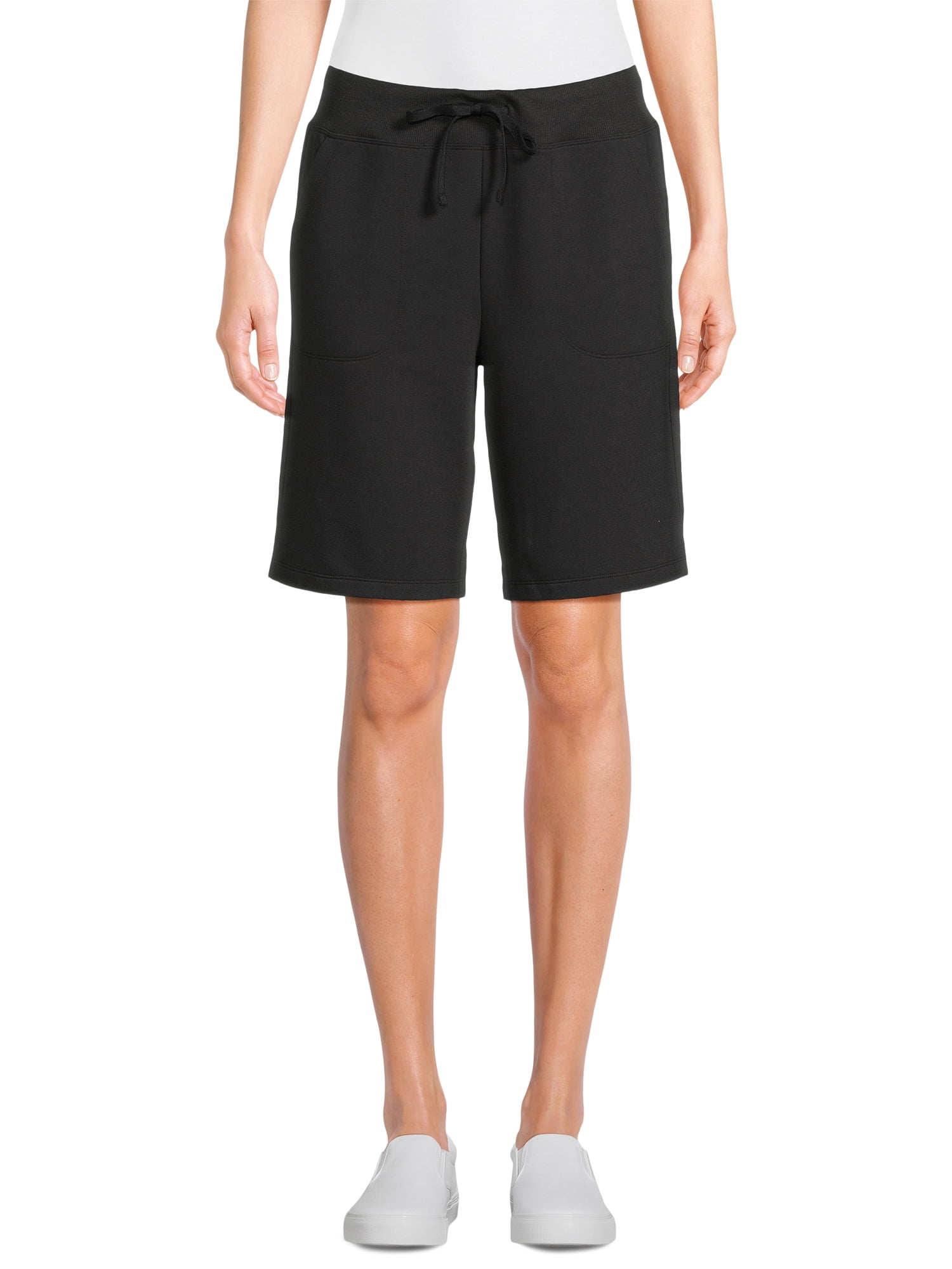 Athletic Works Women's French Terry Bermuda Short, Sizes XSXXXL