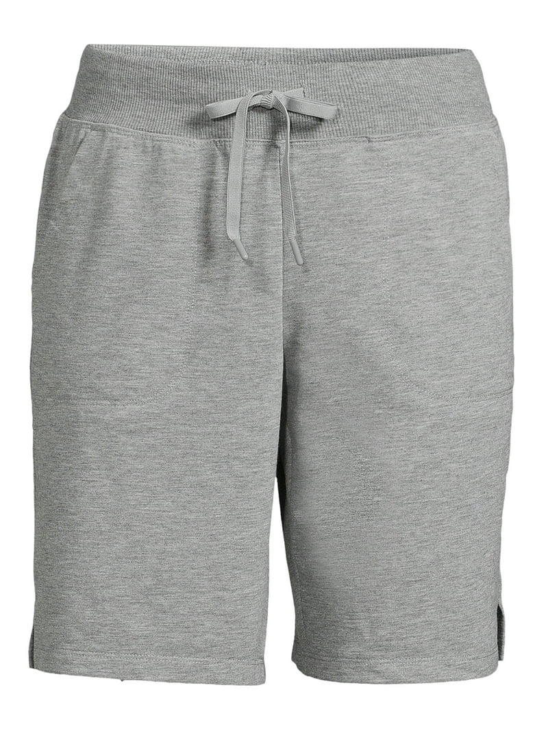 Athletic Works Women's Bermuda Shorts Casual Flat-Front Cotton