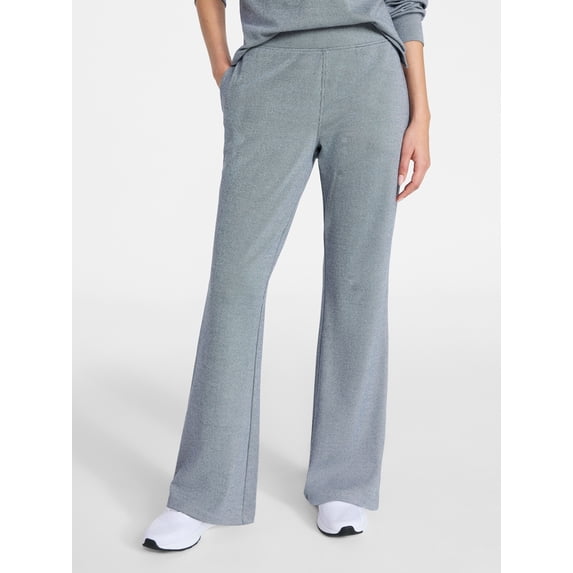 Athletic Works Women's Bi-Color Flare Pants, 30.5