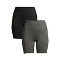 Athletic Works Women’s Bike Shorts, 2Pack