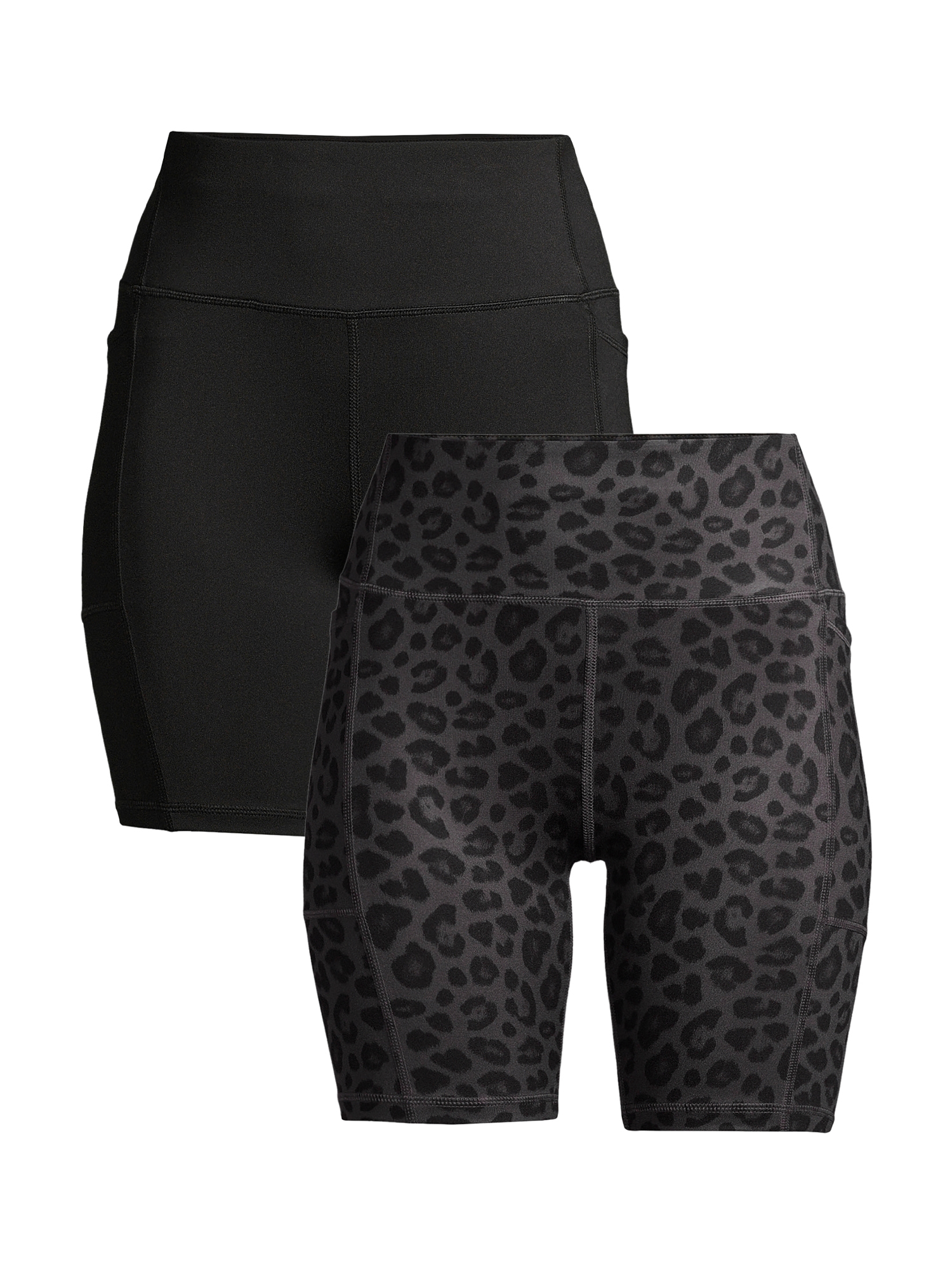 Athletic Works Women’s Bike Shorts, 2-Pack - Walmart.com