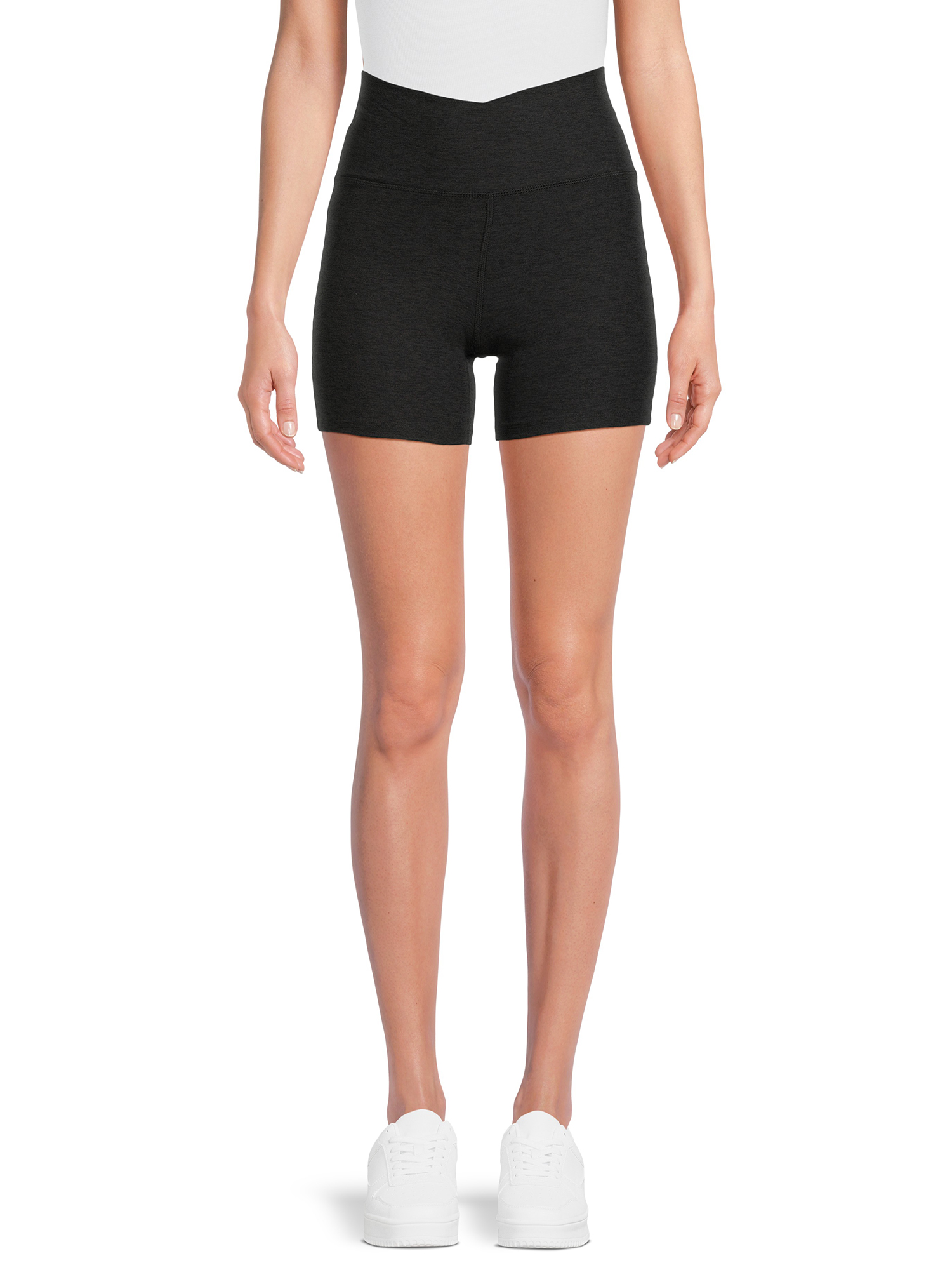 Athletic Works Women's Bike Shorts, 5 inch Inseam, Sizes Xs-xxxl, Black