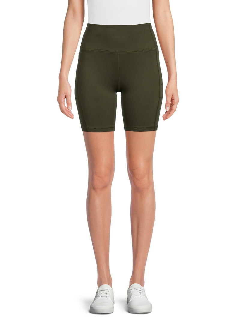 Athletic Works women's Bike Shorts Inseam