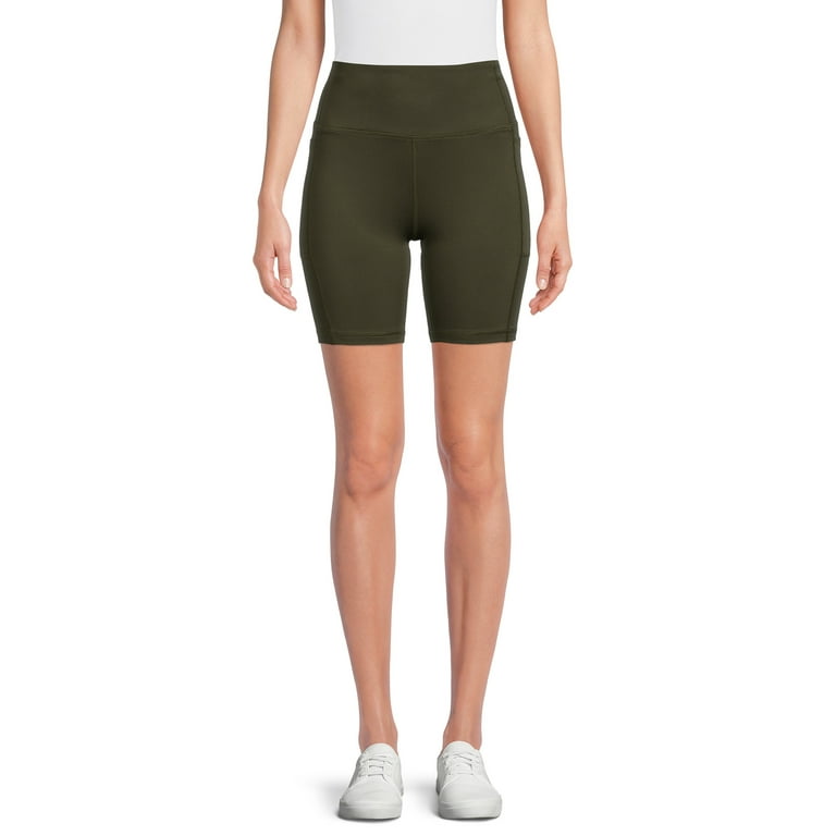 Athletic Works Women s Bike Shorts with Pockets