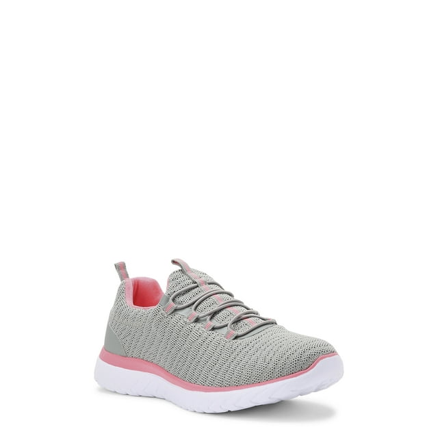 Athletic Works Women’s Bungee Slip On Sneakers, Wide Width Available