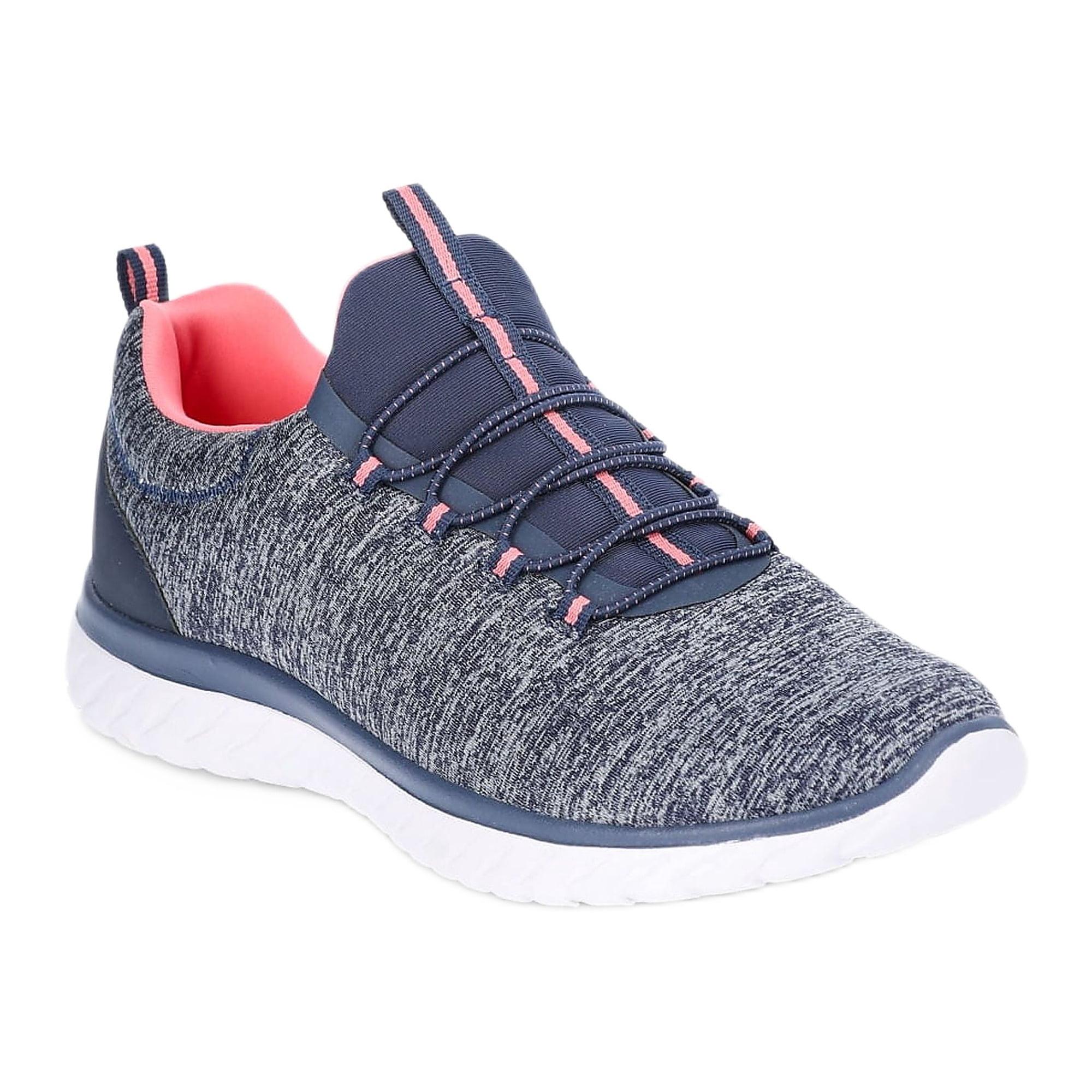 Athletic Works Women's Bungee Slip On Sneakers, Wide Width Available