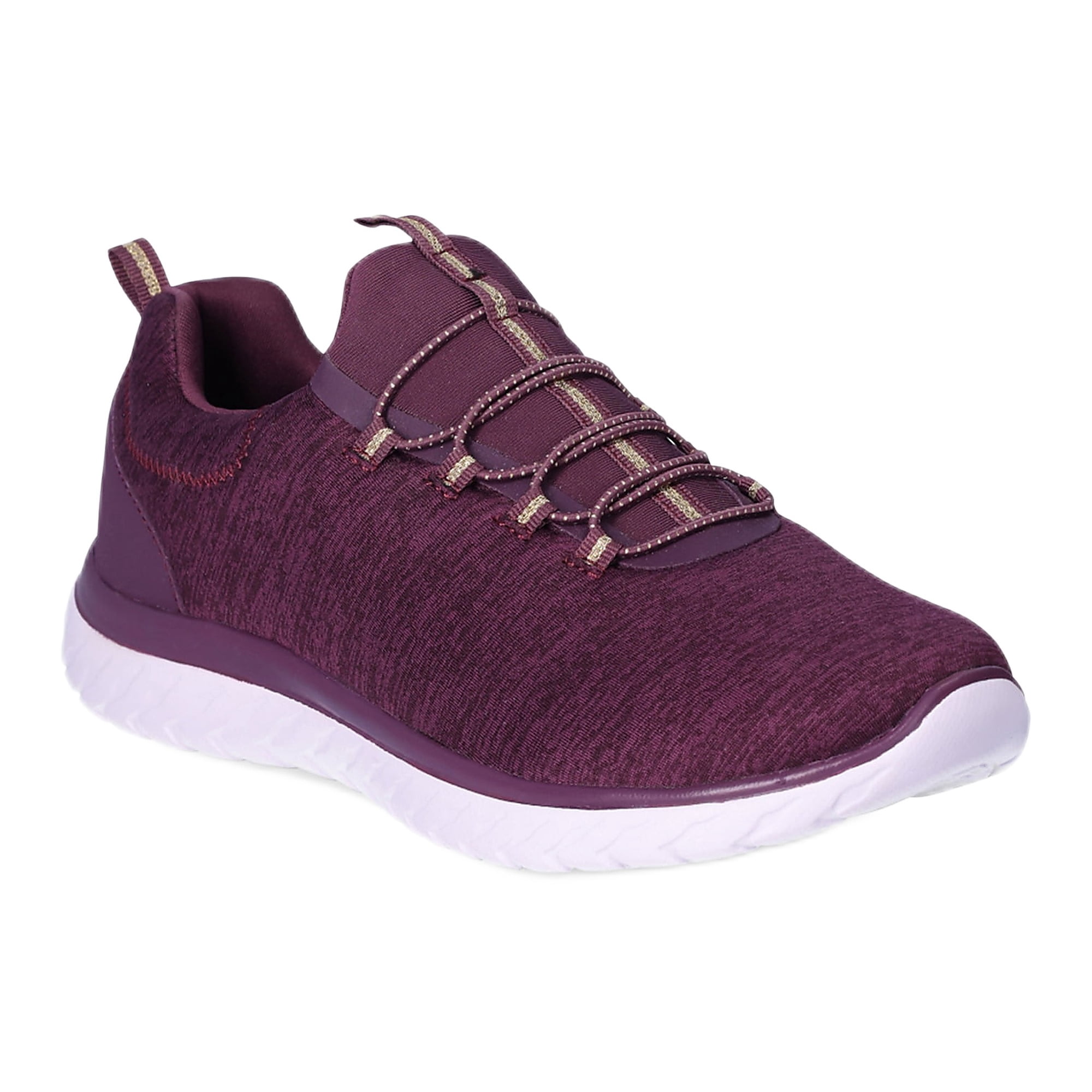 Athletic Works Women's Bungee Slip On Sneakers, Wide Width Available