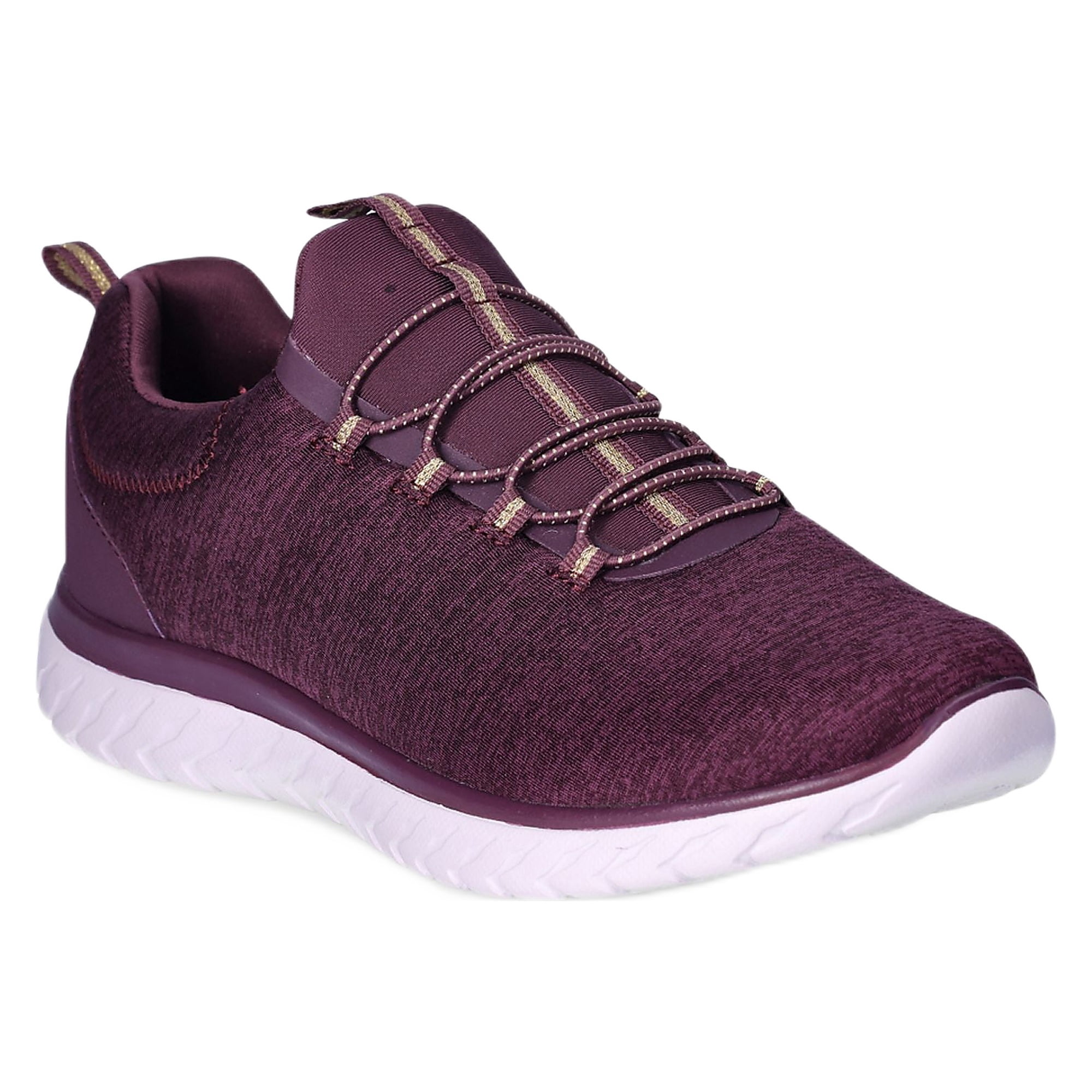 Athletic Works Women's Bungee Slip On Sneakers, Wide Width Available